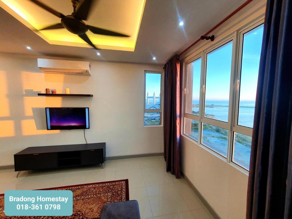 Bradong Homestay - Musllm Only, 3 Queen Bedrooms, Seaview, Infinity Pool, Gym, Near Drawbridge & Ktcc Mall Kuala Terengganu Kültér fotó