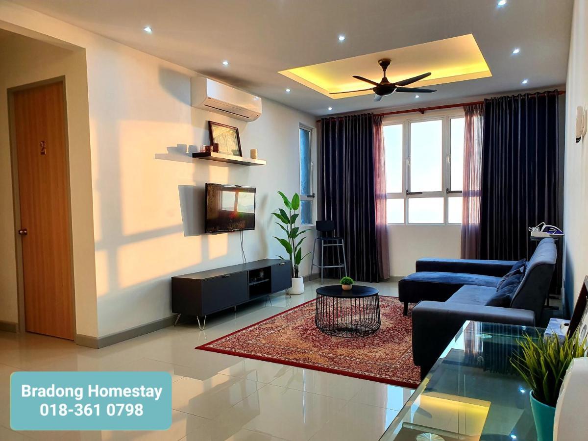 Bradong Homestay - Musllm Only, 3 Queen Bedrooms, Seaview, Infinity Pool, Gym, Near Drawbridge & Ktcc Mall Kuala Terengganu Kültér fotó